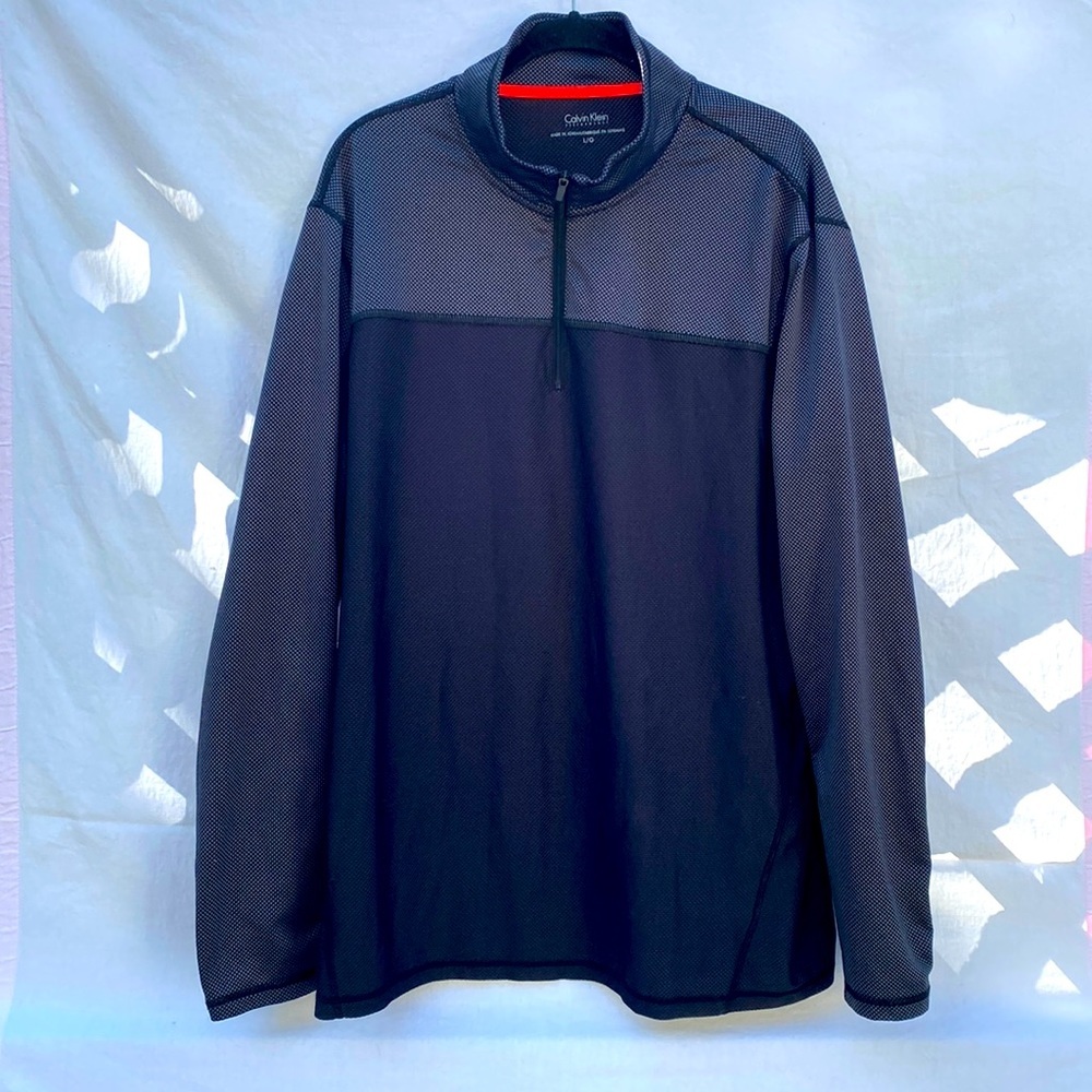 Calvin Klein Quarter Zip Light Thin Sweater